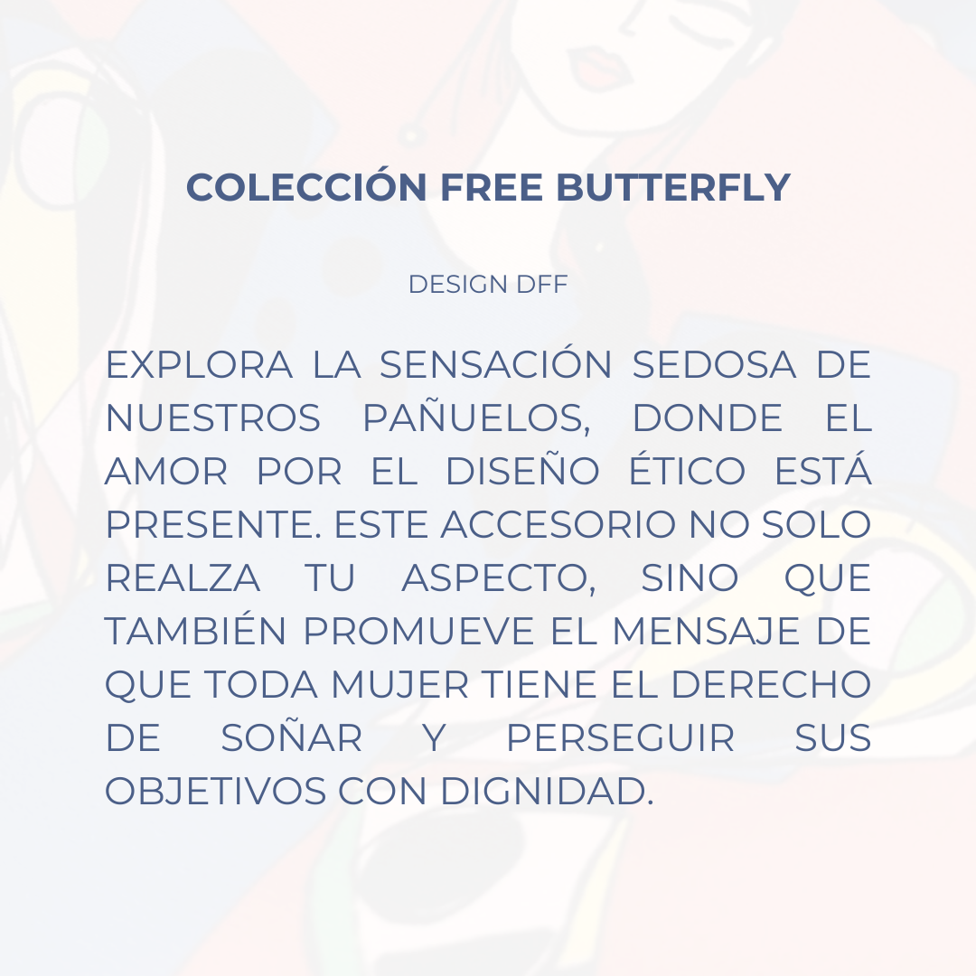Scarf Médio Rouge - Coleção Free Butterfly - DFF