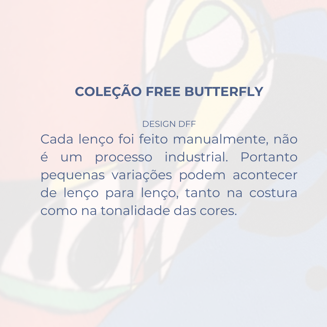 Mini Scarf Rouge - Coleção Free Butterfly - DFF