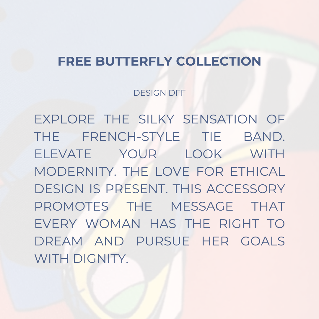Faixa Francesa Gravata - Rouge - Coleção Free Butterfly - DFF