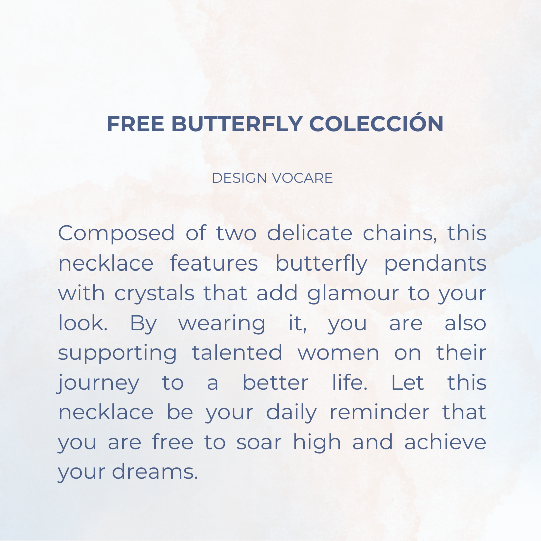Double Collier - Coleção Free Butterfly - Colar Duplo